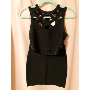 NWT Bebe two piece skirt/crop top